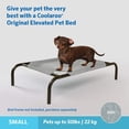 thumbnail image 3 of Funda de Repuesto Coolaroo Gris para Cama Elevada Original para Mascotas Pequeña, 3 of 5