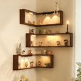 thumbnail image 5 of Smart Corner Shelves That Light up Your Space, 5-Tier Corner Shelf Display Stand with LED Lamp for Figurines, Collectibles & Books, Modern Storage Rack for Living Room, Study,Bedroom (1pc), 5 of 5