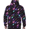 thumbnail image 7 of Fotbe Men's Hoodie with Colorful Guitar Pattern - Kangaroo Pocket Pullover Hooded Sweatshirt, Perfect for Daily Wear, Travel, and Home-XX-Large, 7 of 7