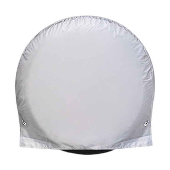 BLEEUS Rv Tire Cover Waterproof Automotive Wheel Protector For Trailers Rvs (Silver S)