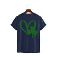 thumbnail image 4 of AherBiu Hauts de la Saint-Patrick pour Femmes Manches Courtes Imprimés Décontractés Basiques, 4 of 7