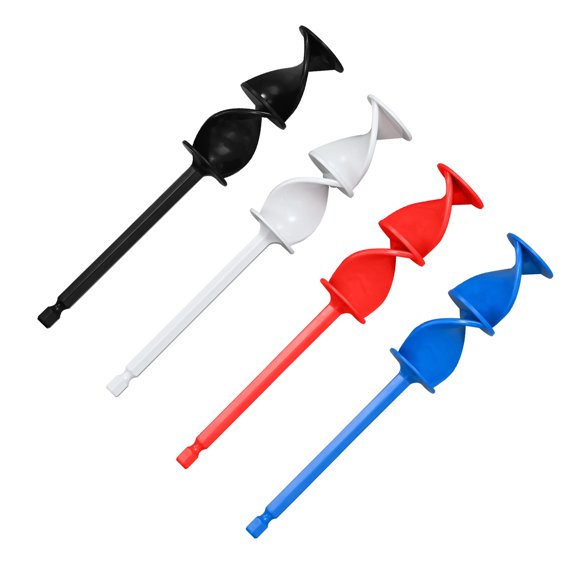 4Pcs Silicone Resin Mixer Paddles for Drill Epoxy Mixer Attachment for Drill Paint Mixer Paint Stirrer for Mixing Resin