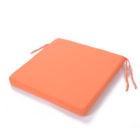 Multitrust Removable Solid Square Chair Cushion Waterproof Seat Pad Cover