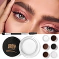 thumbnail image 3 of Eyebrow Pomade Waterproof Kit with Dual-Ended Brush,Long-Lasting & High Pigment Brow Pomade Gel,Smudge-Proof Formula,Easy to Blend for Natural Defined Brows,for Women & Beginner Daily Eye-brow Makeup, 3 of 5