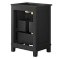 thumbnail image 5 of Modway Dixie 24" Solid Wood Bathroom Vanity Cabinet with Tapered Legs in Black, 5 of 11