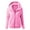 Hot Pink, variant on Women Hooded Sweater Coat Winter Warm Wool Zipper Coat Outwear Women'S Fleece Jackets & Coats Green L