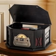 thumbnail image 1 of Tocadiscos Bluetooth 10 en 1 ORCC con CD, casete y radio, 1 of 8