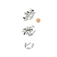 thumbnail image 2 of Blue Moon Beads Silver Ribbon Crimp Findings for DIY Jewelry Making, 39 Piece-Unisex, Adult, 2 of 5