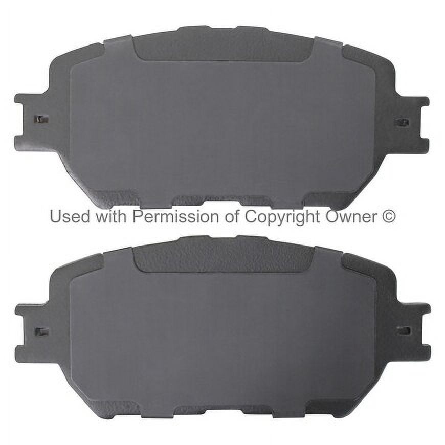 Mpa Electrical 1001-0908M Quality Built Premium Semi Metallic Brake Pads W/