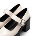 thumbnail image 7 of Women’s Round Toe Chunky Heels Mary Janes Pump Shoes, 7 of 7