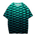 thumbnail image 2 of WEAIXIMIUNG Custom T Shirts Unisex Men's Round Neck T Shirt Stretch Short Sleeve Basic Slimming Muscle T Shirt, 2 of 6
