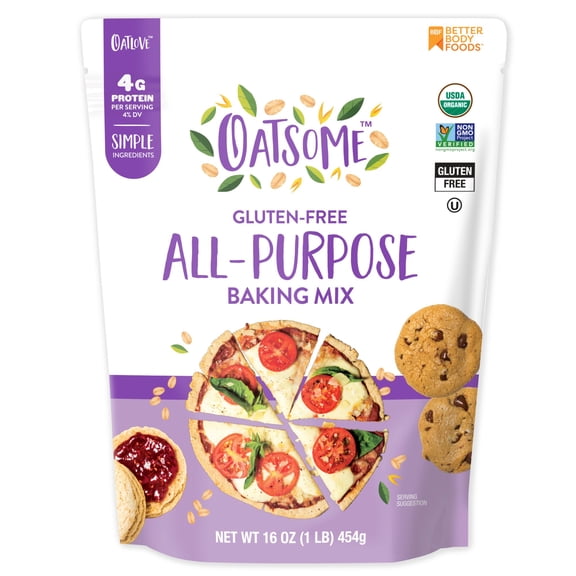 Oatsome Organic & Gluten Free All Purpose Baking Mix, 16oz