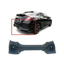 DCP Rear Bumper Cover For 2017-2019 Honda Civic Hatchback Primed HO1100300