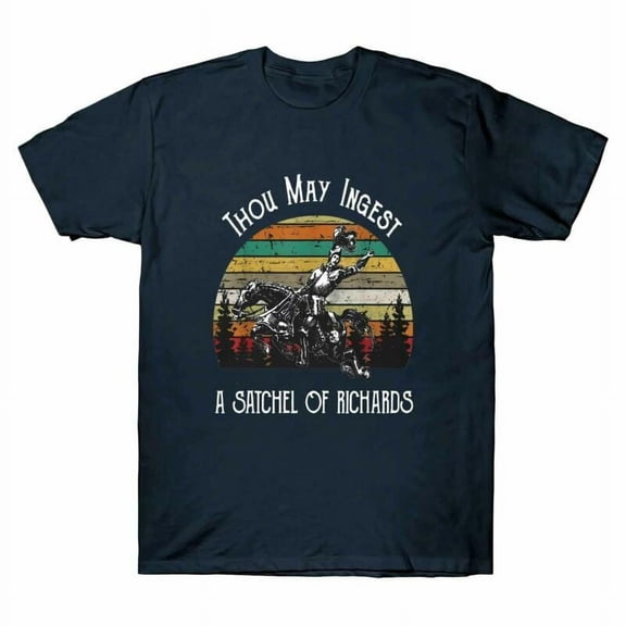 Reprint Rare Vintage Men Sleeve Short Satchel Of Thou May T-Shirt Tee Funny Richards Ingest A