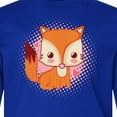 thumbnail image 4 of Inktastic Fox Girl Cute Woodland Animal Long Sleeve Youth T-Shirt, 4 of 5