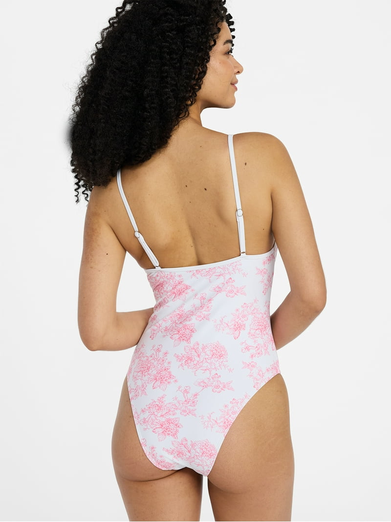 No Boundaries Underwire One-Piece Swimsuit, Women's XXS-XXL