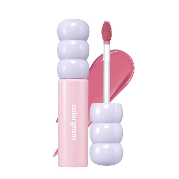 Brillo de labios COLORGRAM Fruity Glass Tint 07 Shy Guava, 3,2 ml