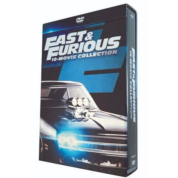 Fast and Furious 10-Movie Film 1-10 Collection DVD Box Set Region 1