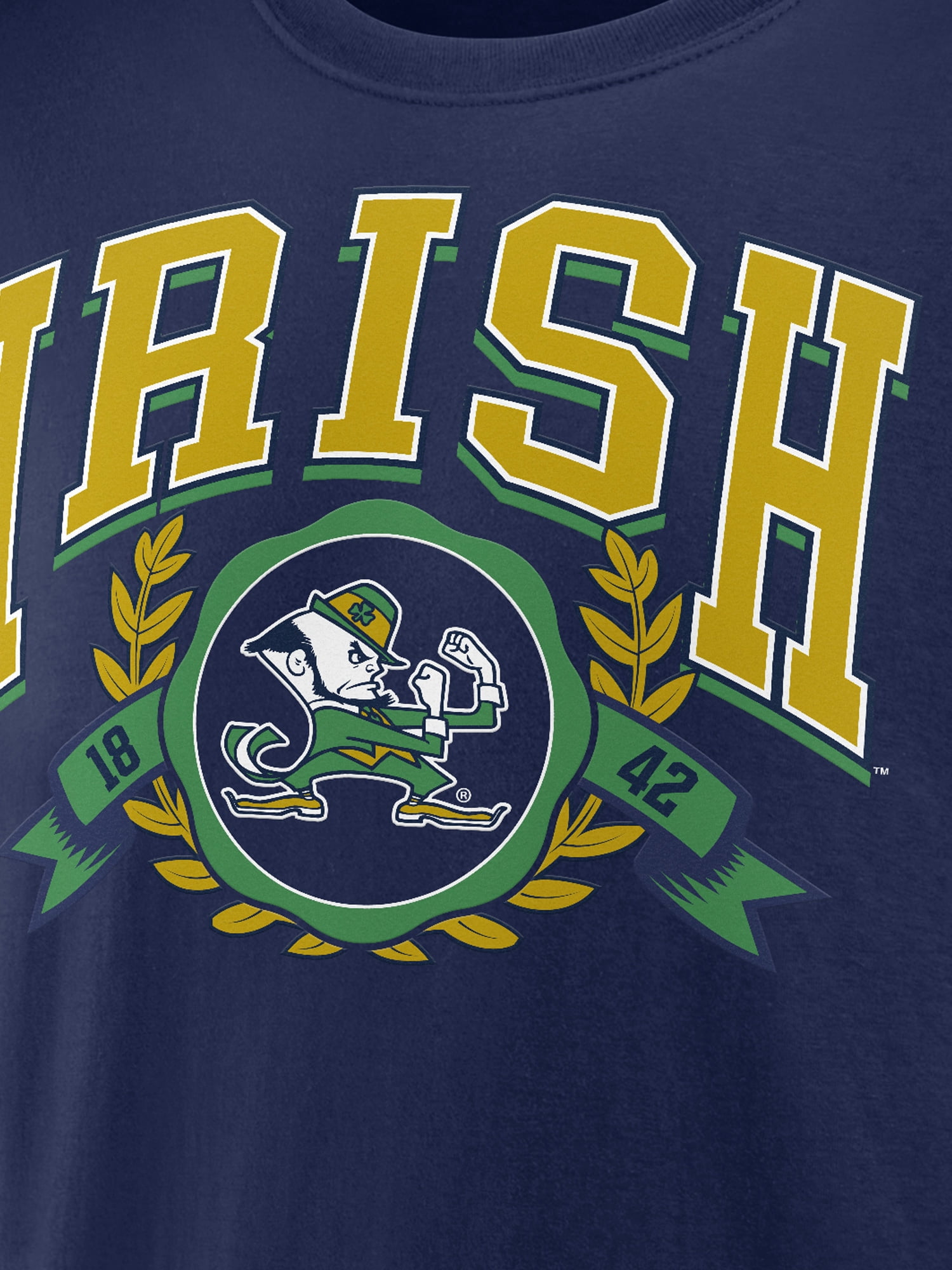 NCAA Notre Dame Fighting Irish Men's Cotton Navy Short Sleeve T-Shirt