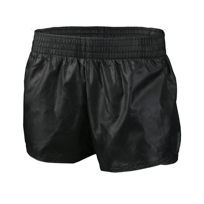 Black Pockets S 4XL Retro Nylon Satin Leisure Shorts 