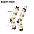 thumbnail image 5 of Daiia Sports Socks Western Desert Cowboys1 Printed Novelty Crew Socks for Men Women Knee High Socks Cotton Socks Soft & Breathable Support Unisex Socks, 5 of 9