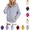 Light Gray, variant on YOUYEDIAN Oversized Hoodies for Teen Girls Preppy Hooded Sweatshirts Casual Trendy Long Sleeve Pullover Tops