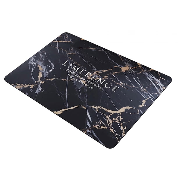 Felpudo de baño, decorativo, antideslizante, con diatomeas, para baño Estilo B