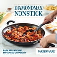 thumbnail image 4 of Farberware Easy Clean 14 Inch Nonstick Frying Pan with Helper Handle, Dishwasher Safe, Black, 4 of 13
