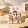 thumbnail image 6 of UALSRZL 5 Year Monthly Planner 2026-2030, Vintage Floral Cover Notebook Journal, Cute Girl Schedule Organizer for School Office, 6 of 6