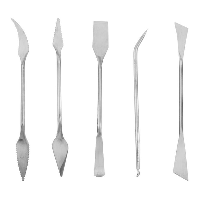 MasteelfCA 5pcs Useful Pottery Sculpting Tools Set Clay Pottery Sculpture Cutter Tools