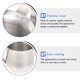 thumbnail image 2 of 6 PCS Jugs de leche Leche Contenedores de leche Soportes Pitchers Leche Jarras Salsa Jarras, 2 of 4