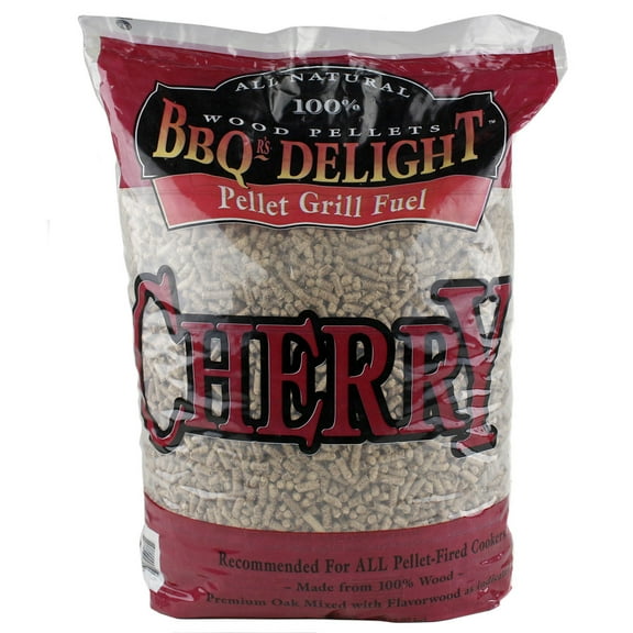 BBQrs Delight Cherry Pellet Blend 20lb Grilling Smoking Pellets 100% All Natural