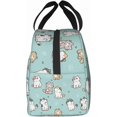 thumbnail image 4 of Sac à Lunch Chat Mignon pour Femmes Hommes Boîte à Lunch Isolée Organisateur de Lunch Réutilisable Sac Isotherme Imperméable, 4 of 8