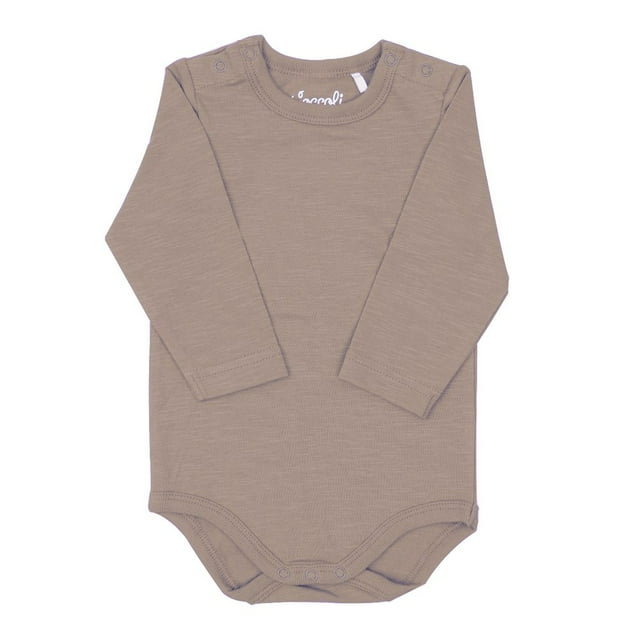 Coccoli Grenouillère à Manches Longues en Modal Tencel - Clair de Lune / 12 Mois (20-24 Lb) / de Base