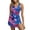 L, variant on Full Coverage Bikini for Women Gift for Wives Tankini Swimsuits for Women Tummy Control V Neck Swimdress Two Piece Swim Dress Bathing Suit with Skirt