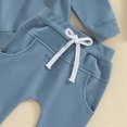 thumbnail image 4 of Gerichy Baby Boy Clothes Fall 6 12 18 24 Months Contrast Color Long Sleeve Pullover Tops & Pant Sets Toddler Winter Outfits, 4 of 7