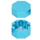 thumbnail image 4 of Soporte de caja de tiza Cue aleación de aluminio octogonal bola de billar universal caja de tiza accesorio de billar azul, 4 of 10