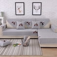 thumbnail image 5 of 1pc Elk Pattern Sofa Protective Cover Decorative Sofa Cover for Living Room Gray (90*90CM), 5 of 8