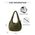 thumbnail image 4 of Bolso de hombro ASWACA Puffer acolchado para mujer de nylon negro, 4 of 4