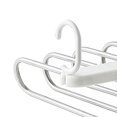 thumbnail image 4 of Pants Hangers, 6 Layered Space Saving Folding Pants Rack  For Household White,Grey, 4 of 8