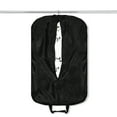 DALIX 39" Business Garment Bag Cover for Suits and Dresses Clothing Foldable w Pockets in Black
