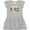 AC-Heather Grey, variant on Paris Pink Heart Eiffel Tower with Flowers Girls Baby Dress