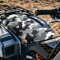 thumbnail image 4 of KUIFORTI Black Camouflage ATV Seat Cover Four Wheeler Seat Cover Soft All-Weather Protection Seats Protect for Sportsman/Rancher/Foreman/Scrambler/Kodiak/Polaris Scrambler, 4 of 7