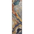 thumbnail image 2 of Addison Rugs Mayfield Premium Machine Washable Transitional Abstract Linen Runner Rug, 2'3" x 7'6", 2 of 6