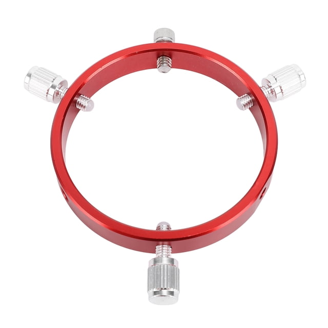 Anillo de Alcance del Buscador, Anillo de Alcance de Guía 80 mm Con 3 Tornillos M6 para tubo de telescopio de 60 a 80 mm