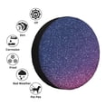 thumbnail image 4 of Goofa Violet Glitter Pattern Universal Tire Cover for Jeep, SUV, Truck, and Trailer – Waterproof, UV-Resistant,Easy to Install, Fits 14"-17" Tires-16 inch, 4 of 6