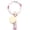 B, variant on SilKeychain Bracelet Wristlet Key Ring Silicone Beaded Bangle Cute Key Chains For Women
