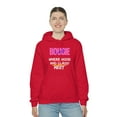 thumbnail image 5 of Bougie Trash Unisex Hooded Sweatshirt Where Classy And Hood Meet, 5 of 9