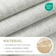 thumbnail image 2 of Cortinas opacas Joydeco de lino natural, 132 x 160 cm, 2 paneles, 2 of 9