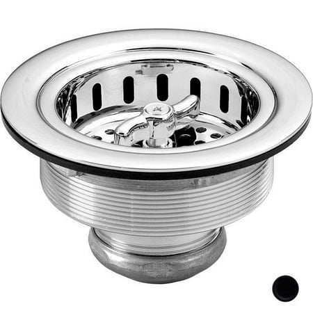 

Wing Nut Basket Strainer - Powder Coat Flat Black